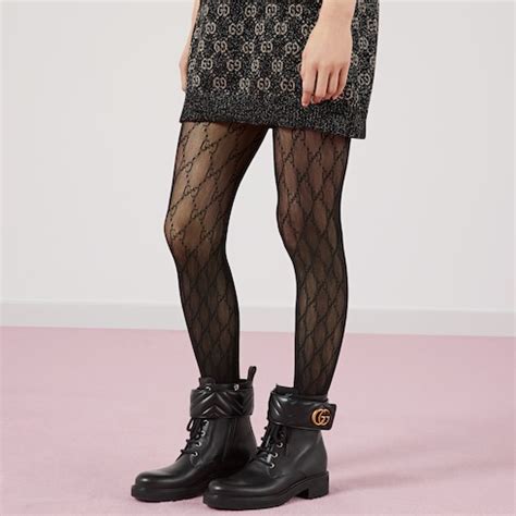 gucci interlocking tights black